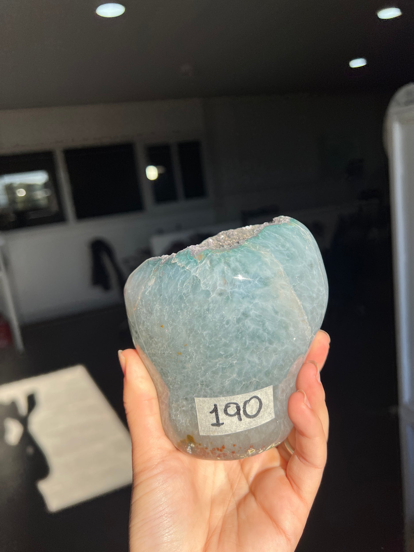 Green quartz Freeform