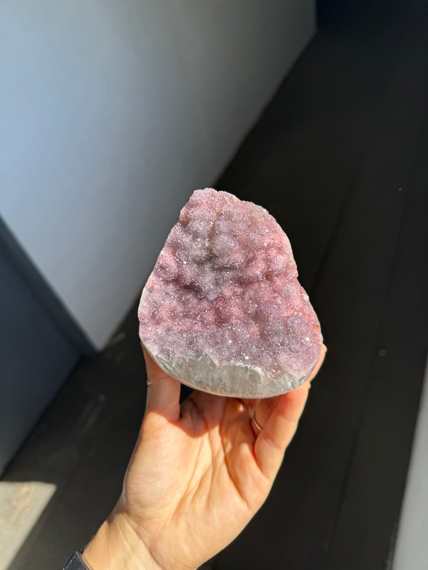Pink bicolor rainbow piece