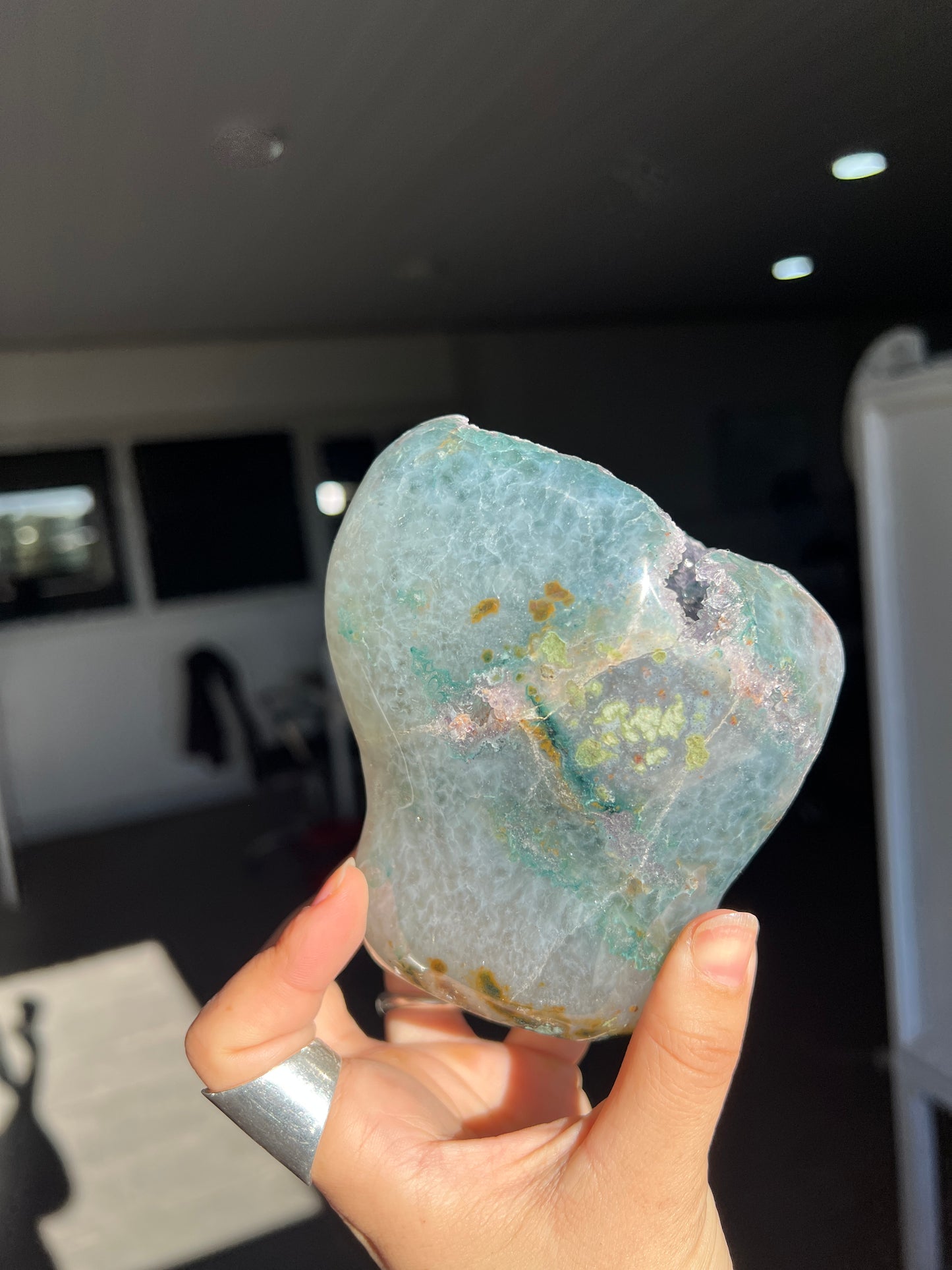 Green quartz Freeform