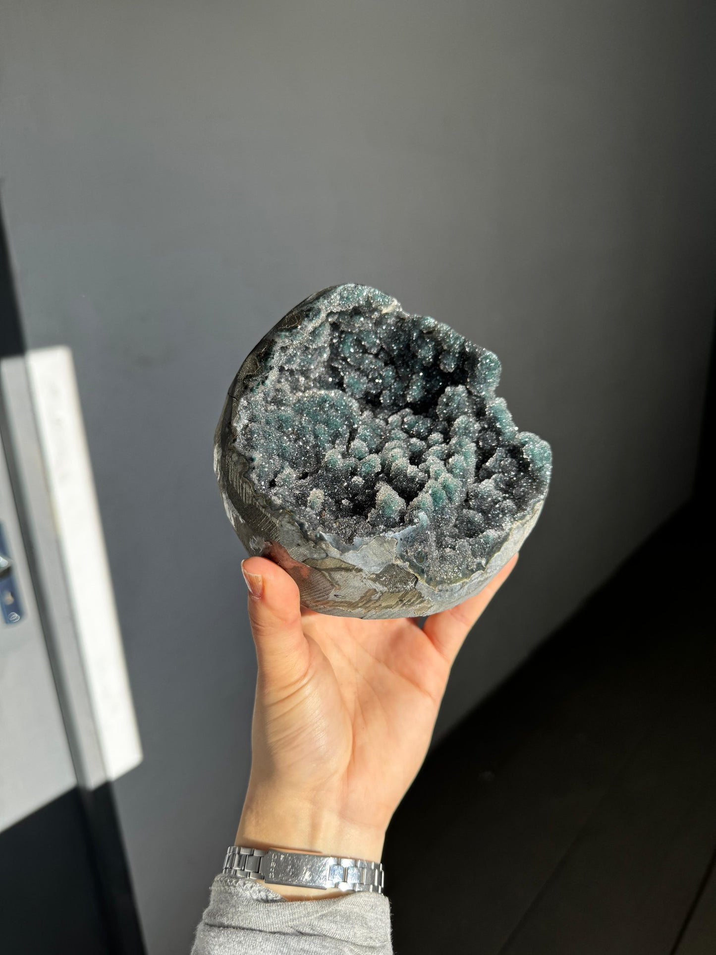 Green forest stalactite piece