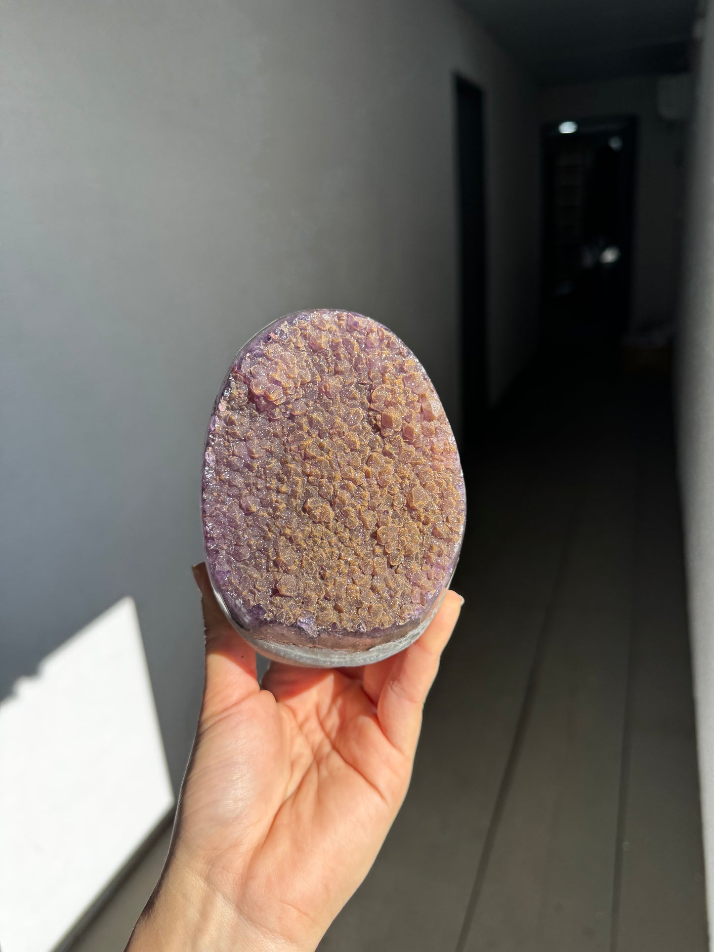 Amethyst sugar druzy piece