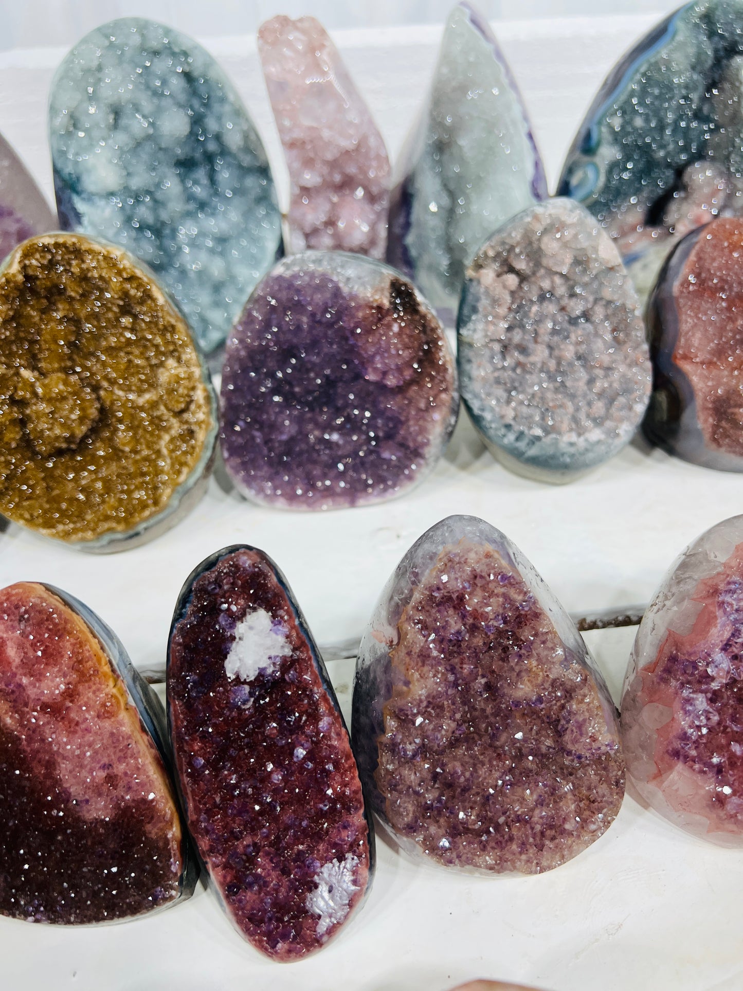 Rainbow mixed cut bases lot