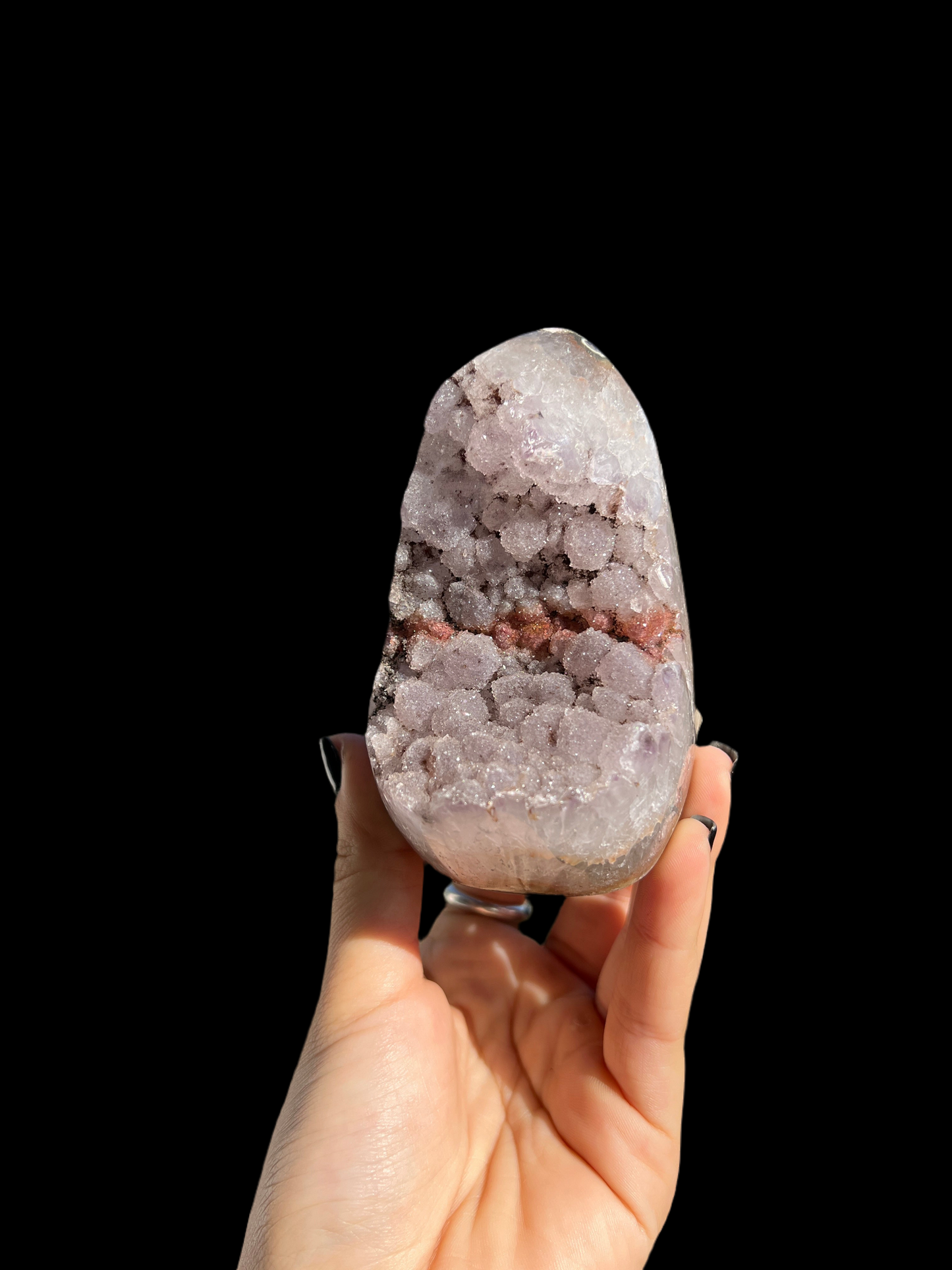 Lavender rainbow cut base