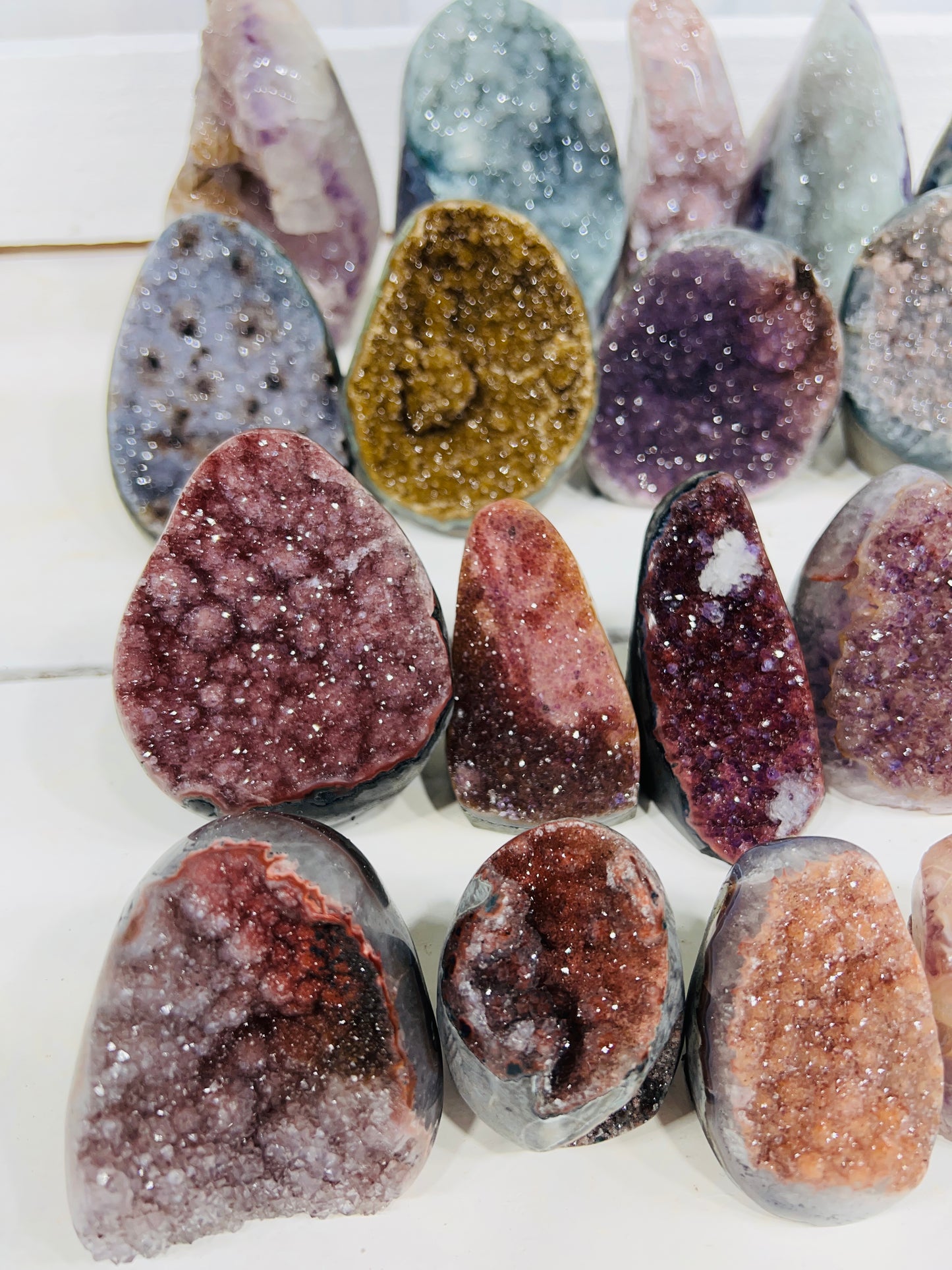 Rainbow mixed cut bases lot