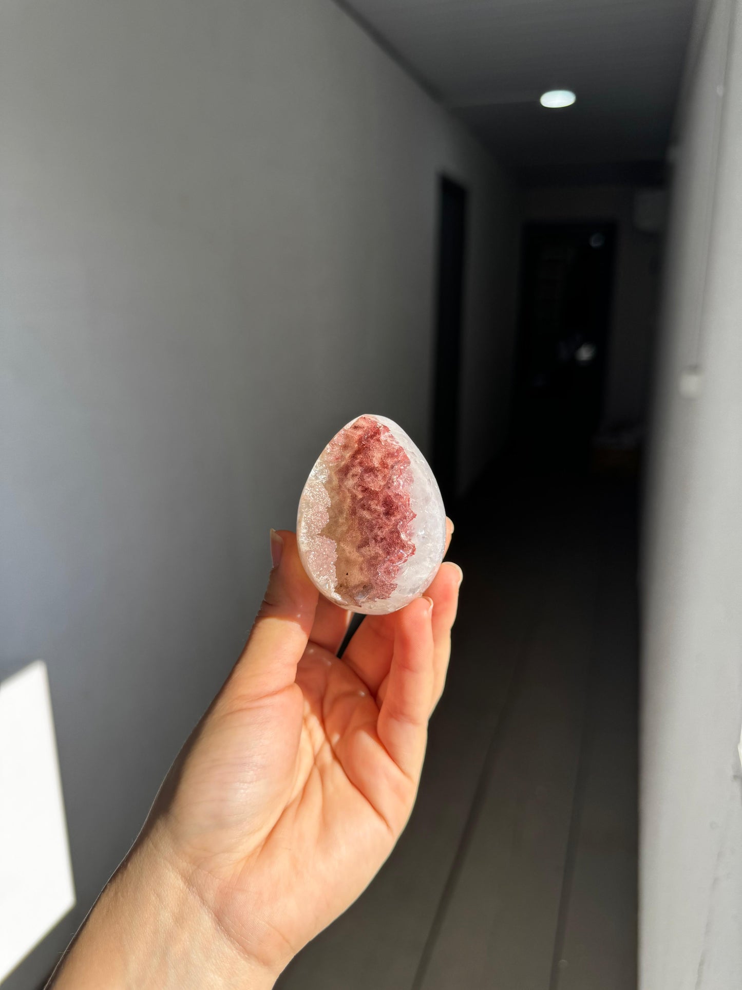 Mini fine sugar quartz egg