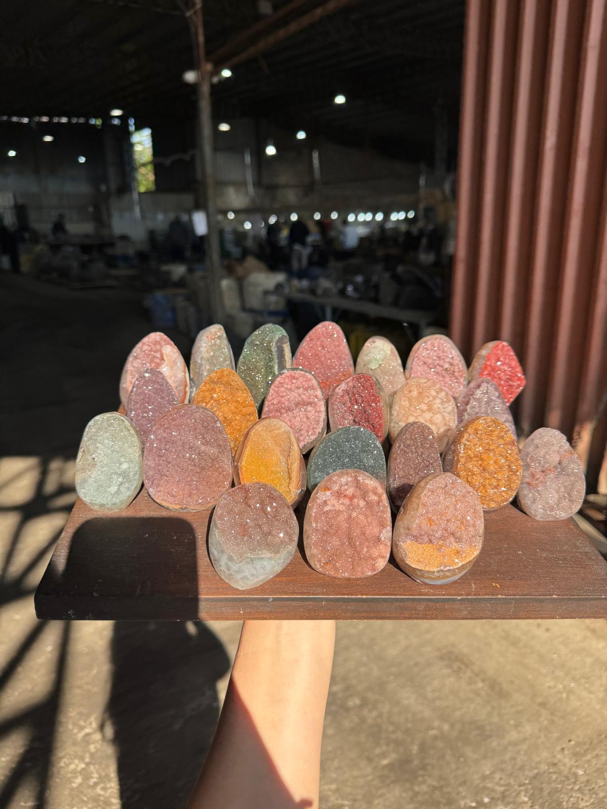 Mini rainbow cut bases lot 3