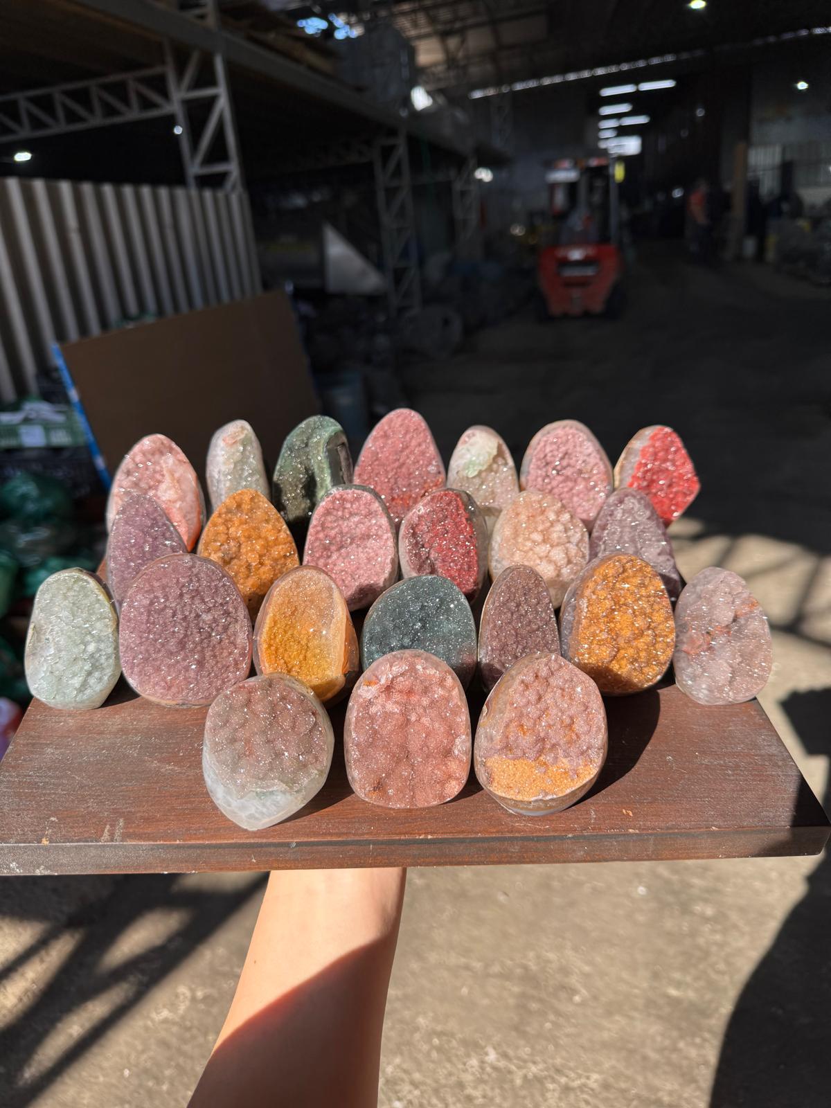 Mini rainbow cut bases lot 3
