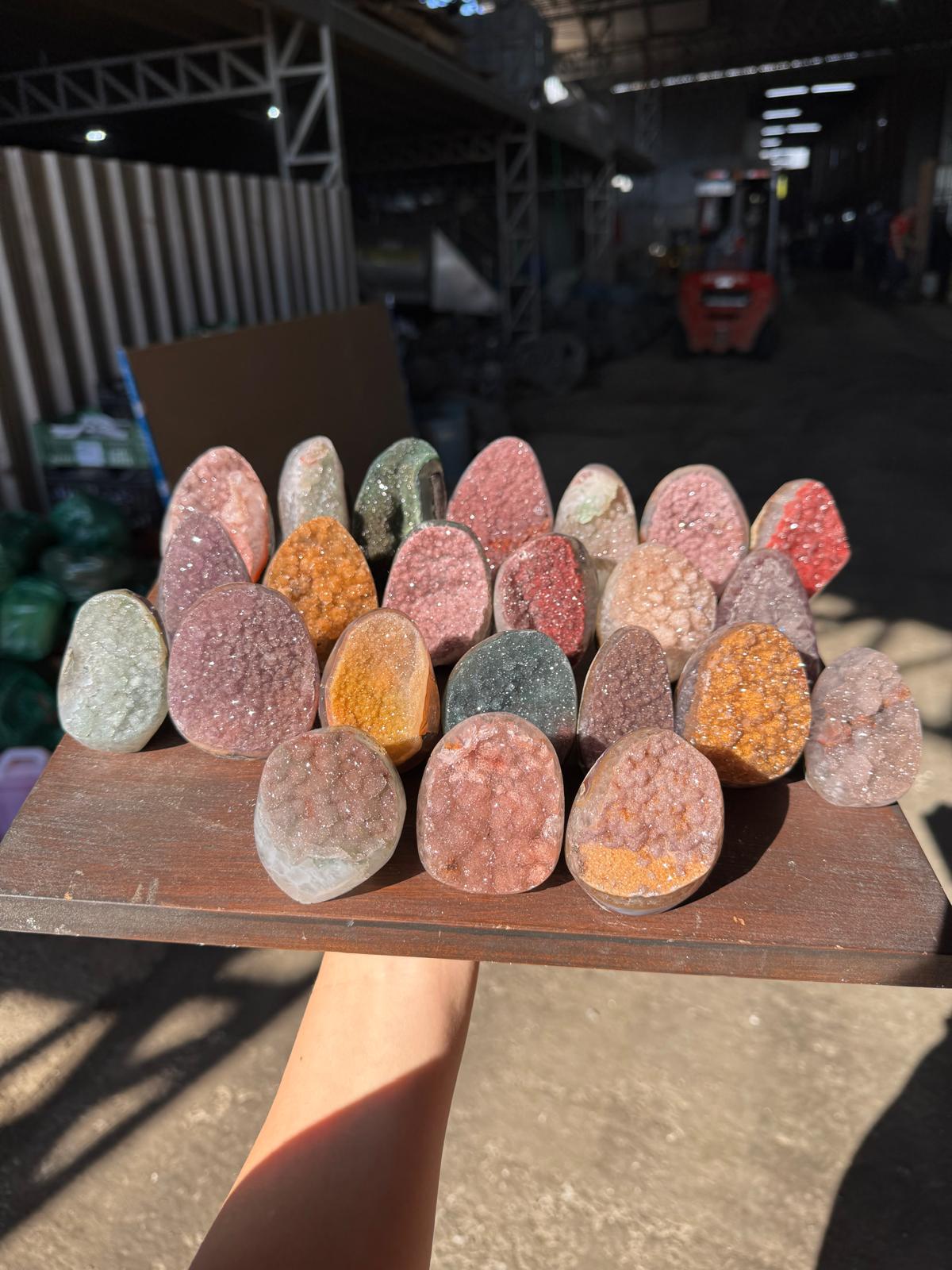Mini rainbow cut bases lot 3