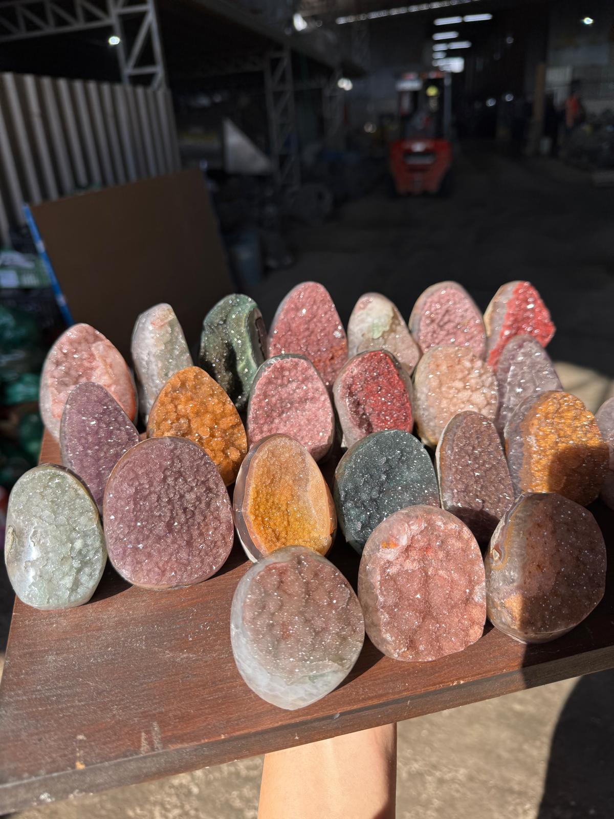 Mini rainbow cut bases lot 3