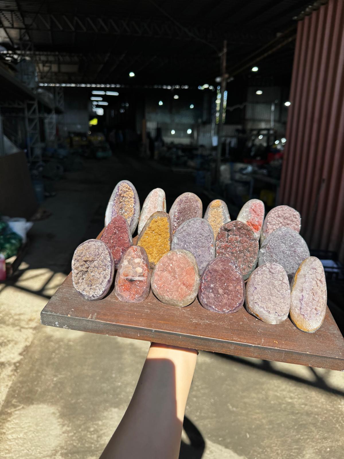 Special rainbow cut bases lot 4