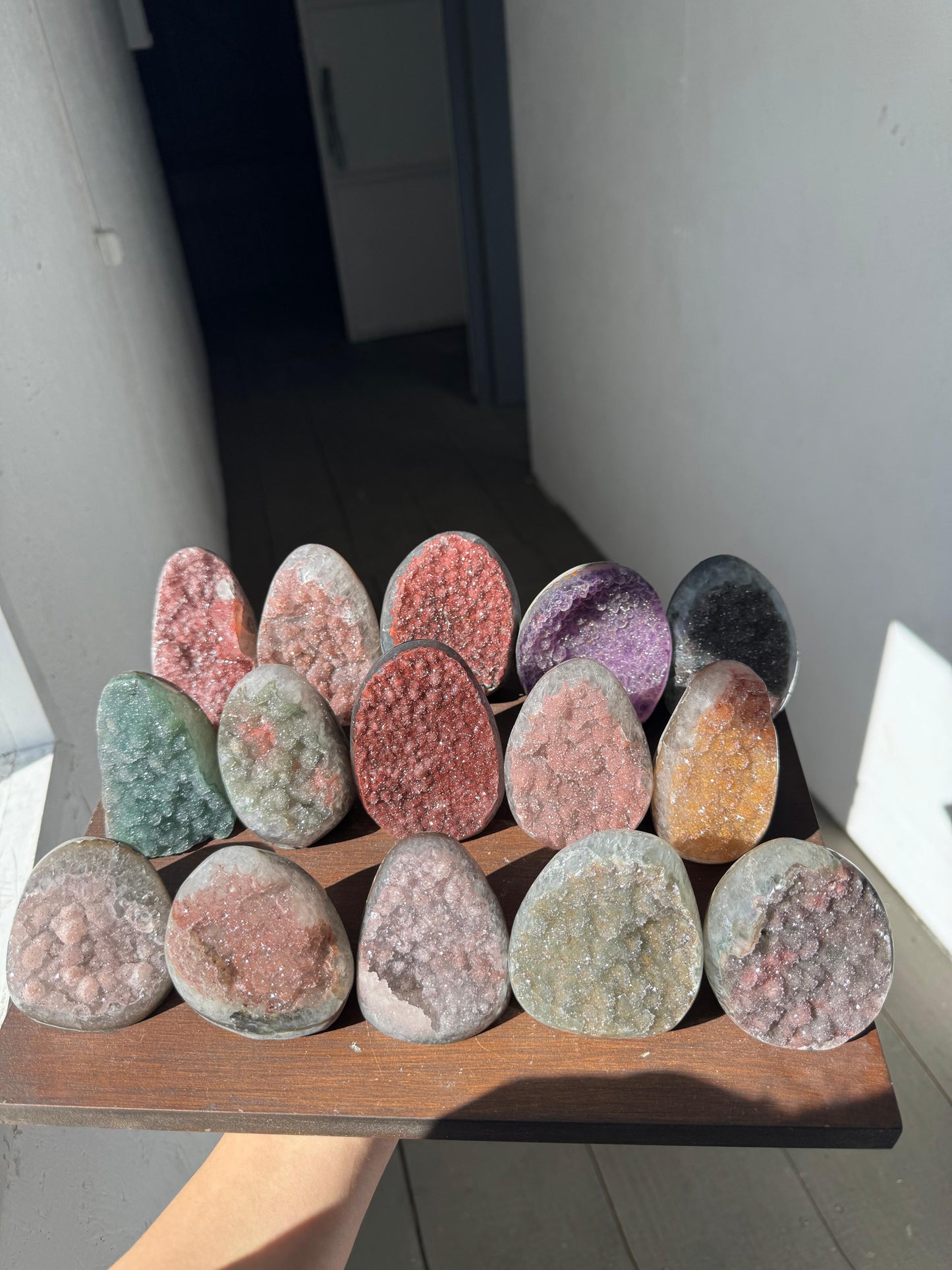 Rainbow cut bases lot