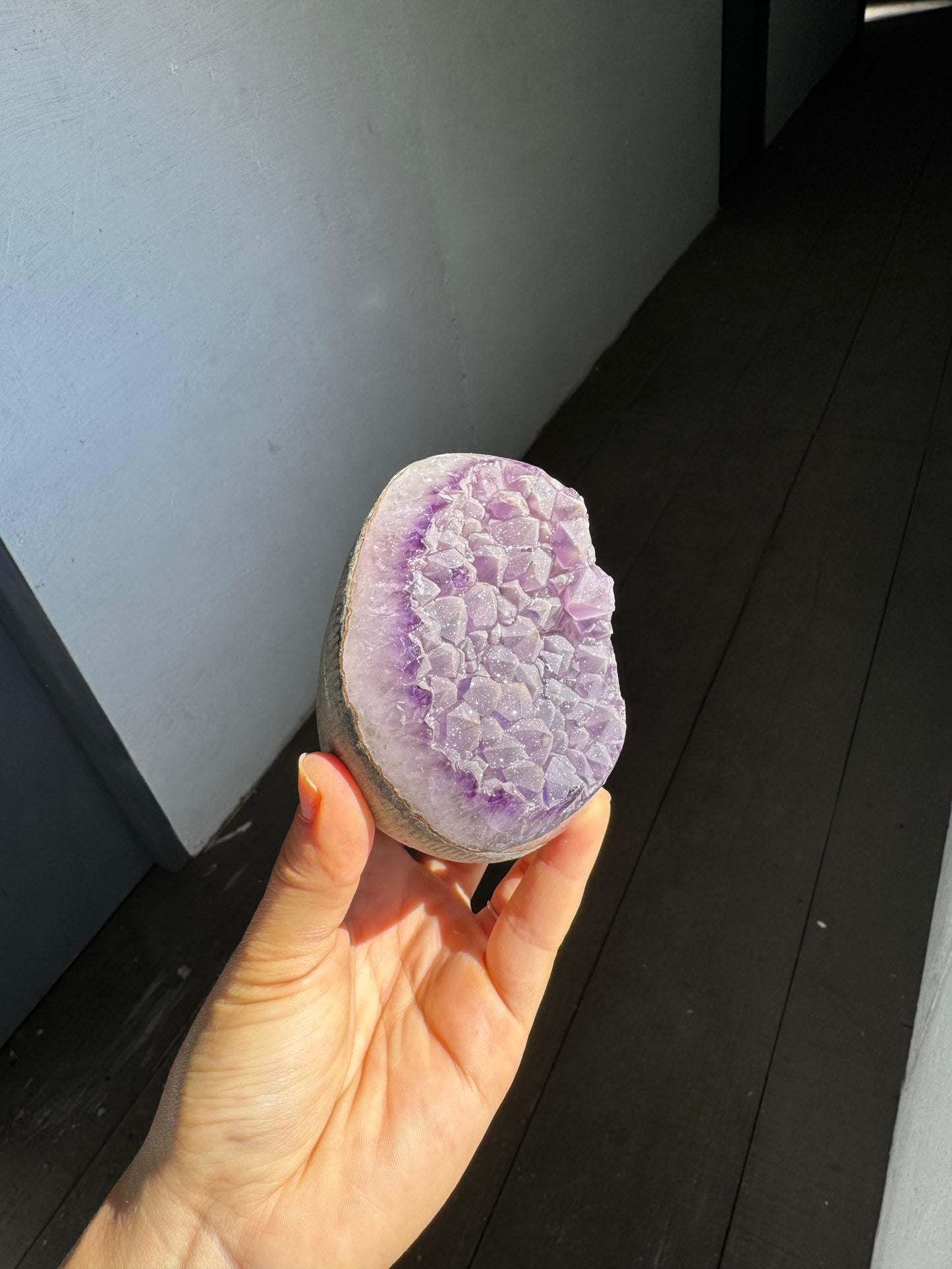 Velvet lavender sugar cut base