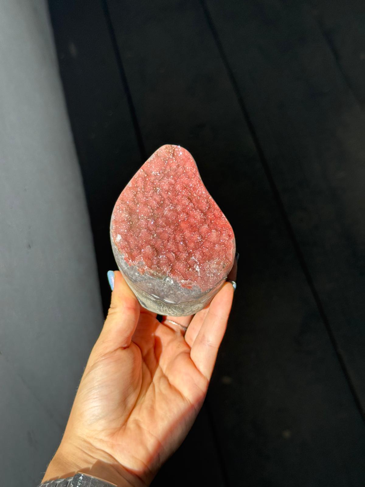 Mini red rainbow cut base