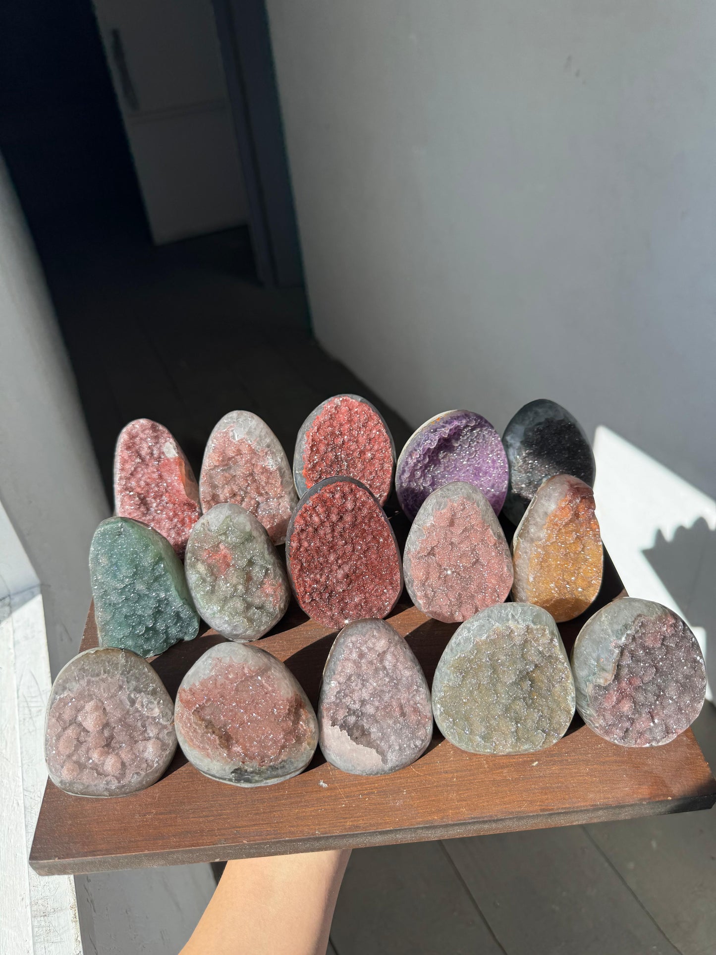 Rainbow cut bases lot
