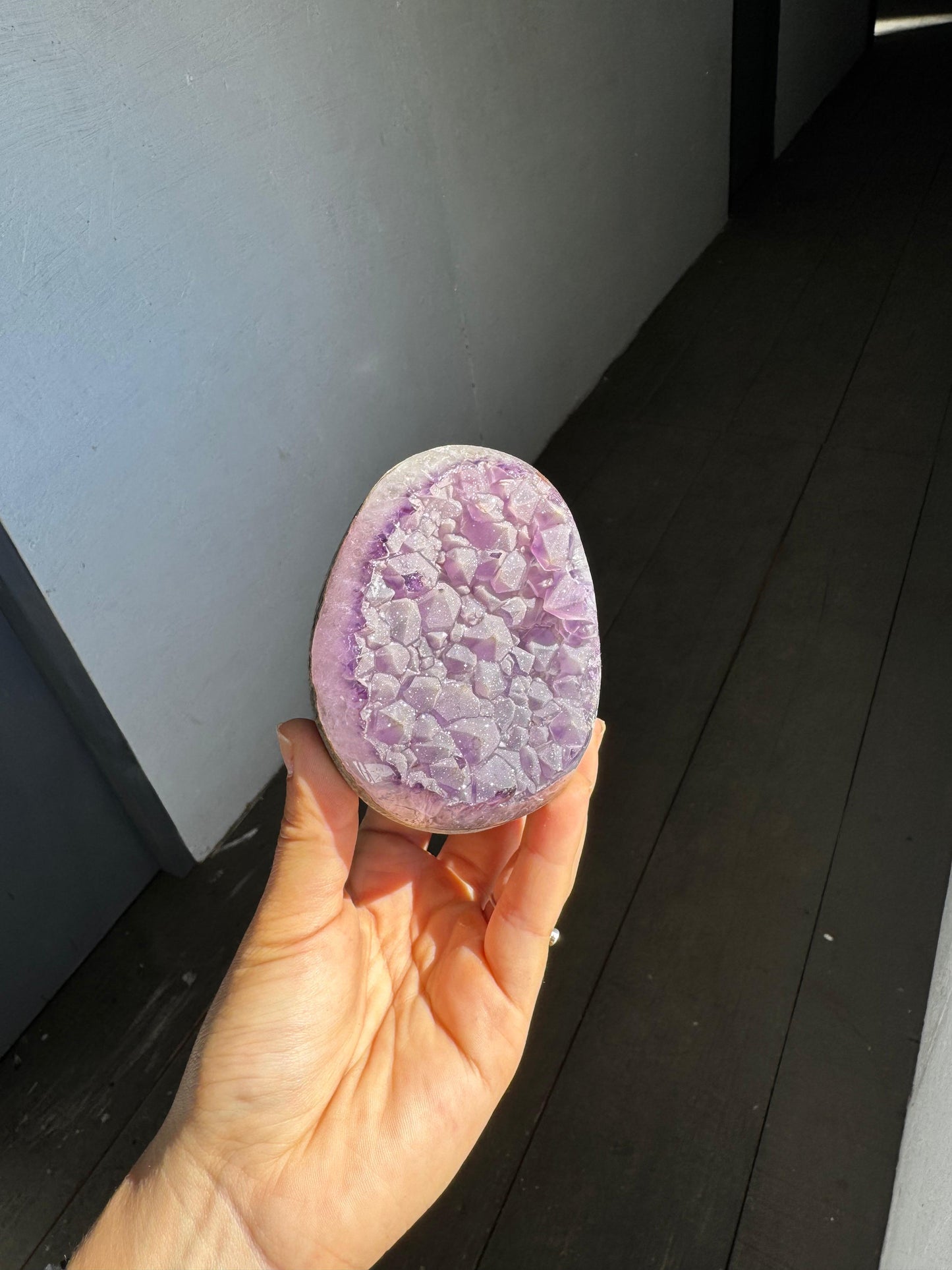 Velvet lavender sugar cut base