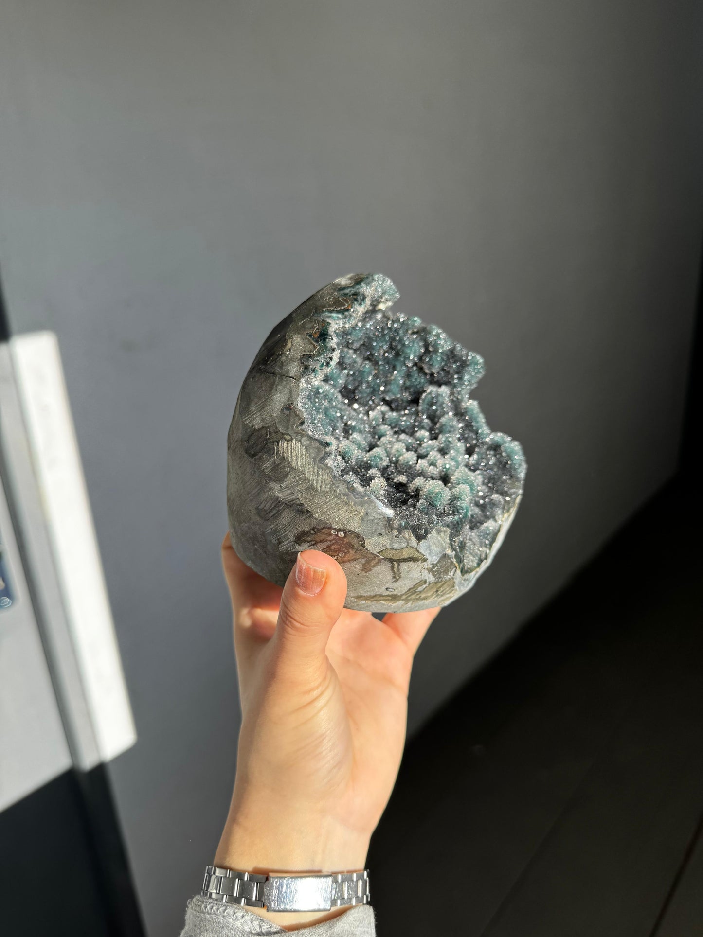 Green forest stalactite piece