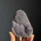 Amethyst velvet sugar cut base