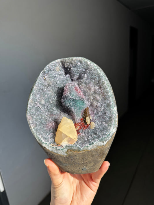 Bicolor special calcite piece