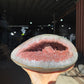 Red special formation geode
