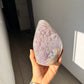 Blue sugar amethyst piece