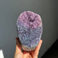 Bicolor amethyst rainbow cut base