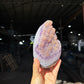 Golden amethyst rainbow piece