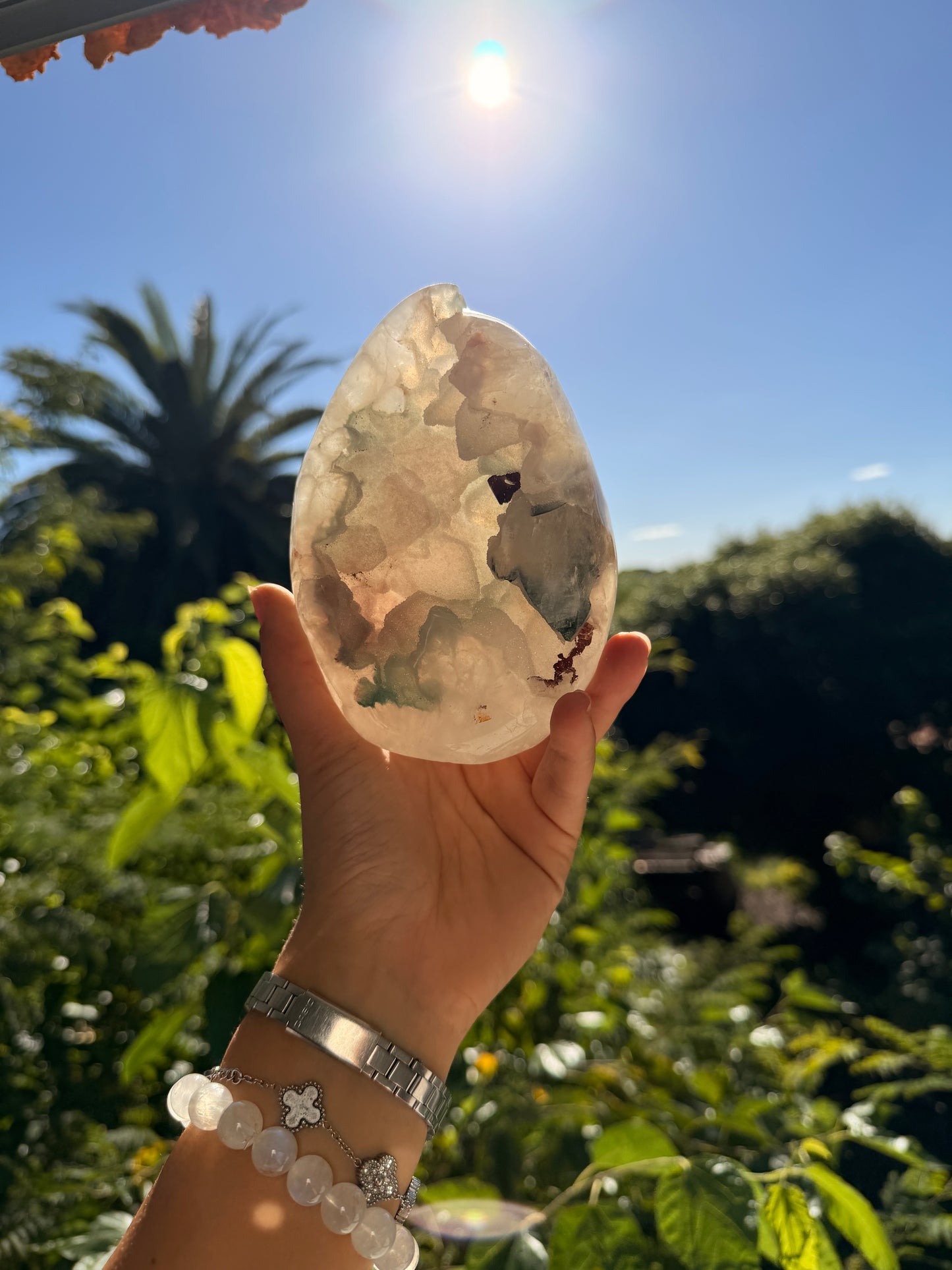 Apple candy quartz piece