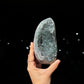 Dark green quartz piece