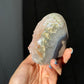 Mini Salmon quartz egg