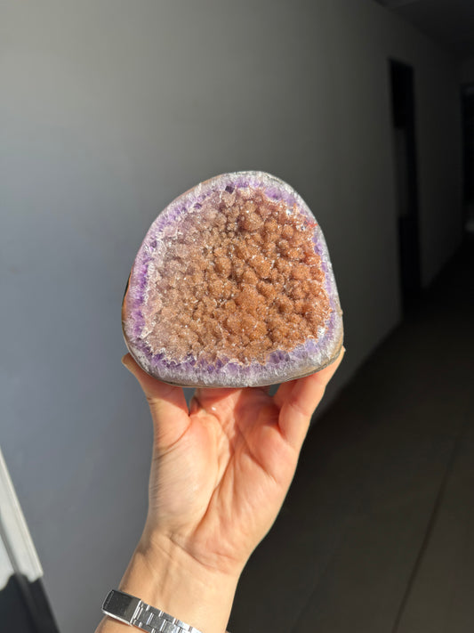 Special Orange rainbow amethyst