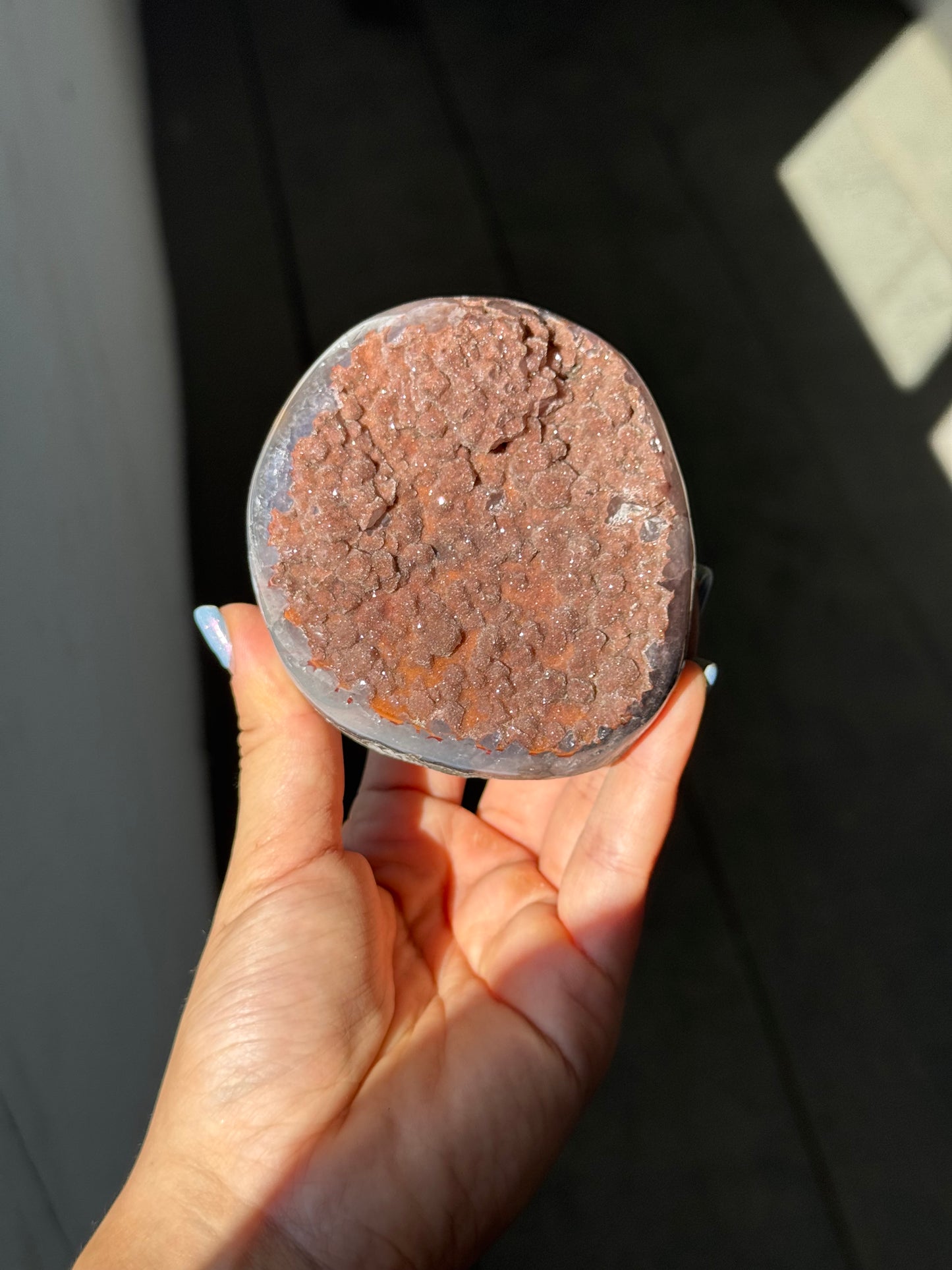 Burgundy cut base