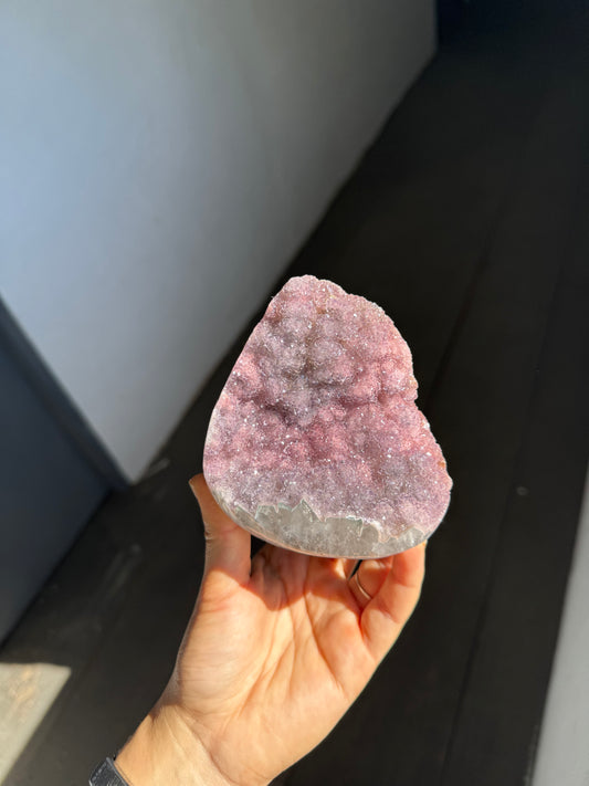 Pink bicolor rainbow piece