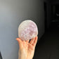 Mini lavender quartz cut base