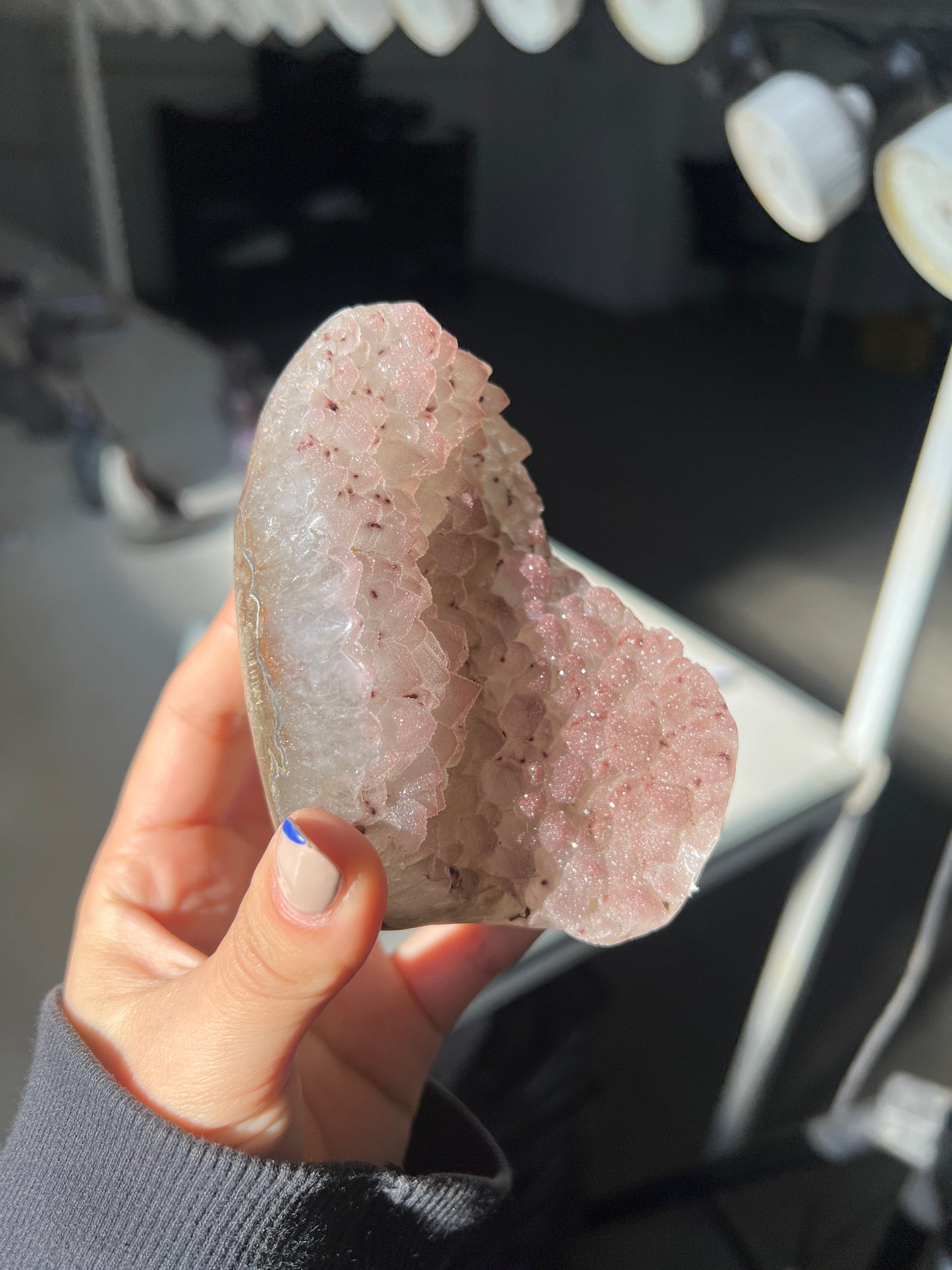 Fine pink sugar cut base