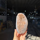 Peach sugar quartz piece