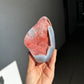 Red galaxy blue agate