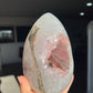 Big pink quartz egg