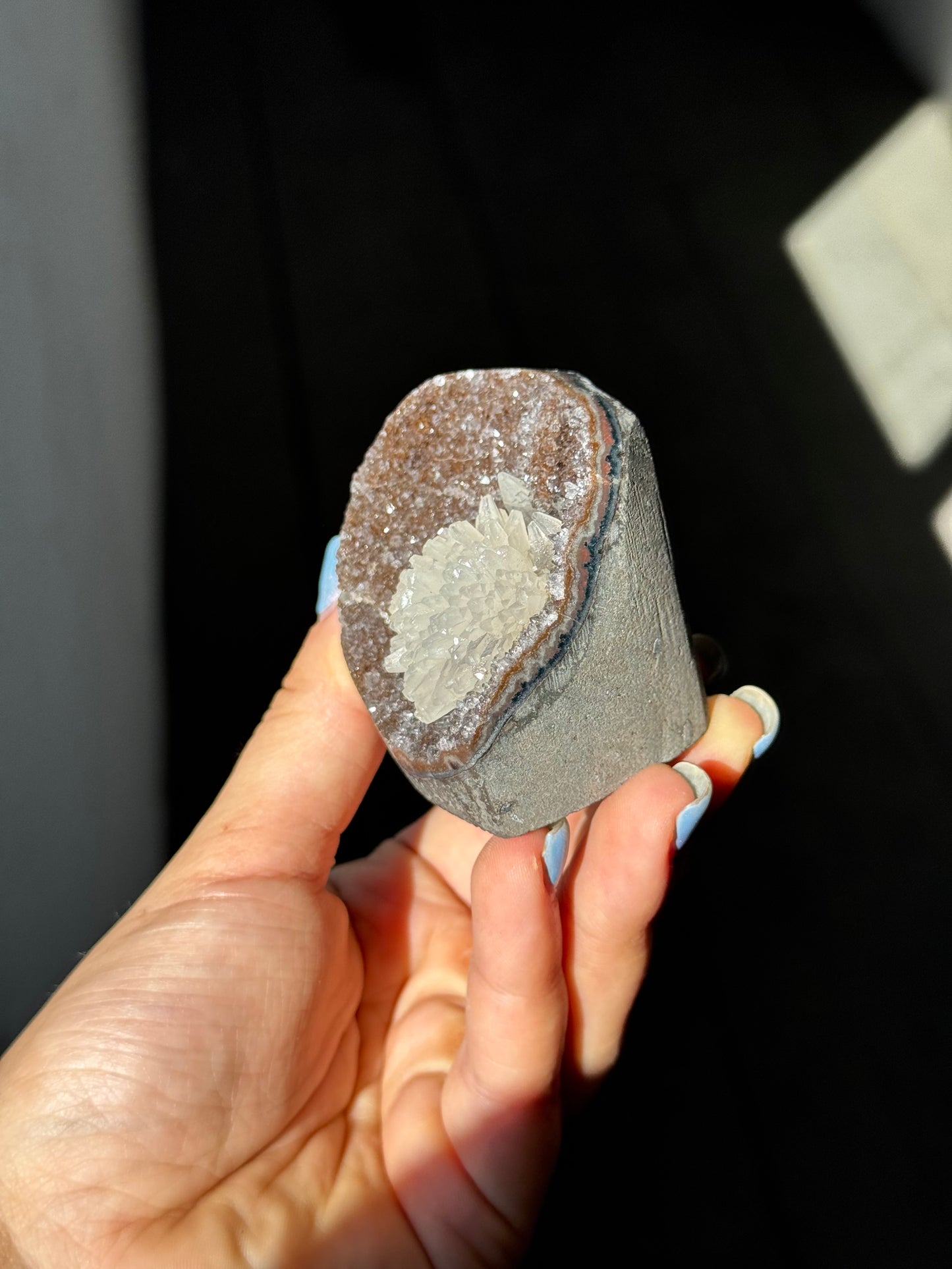 Little flower calcite specimen