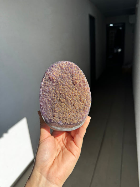 Amethyst sugar druzy piece
