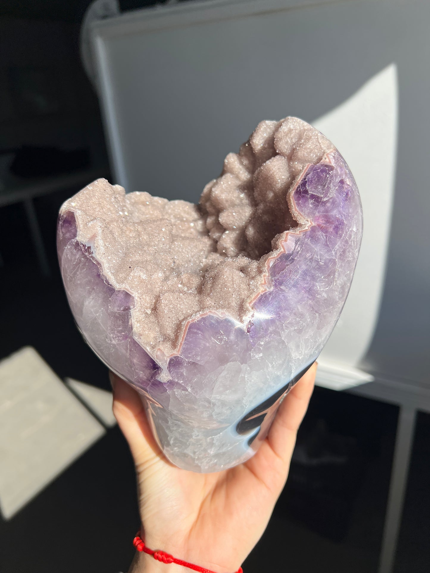 Big pink amethyst piece