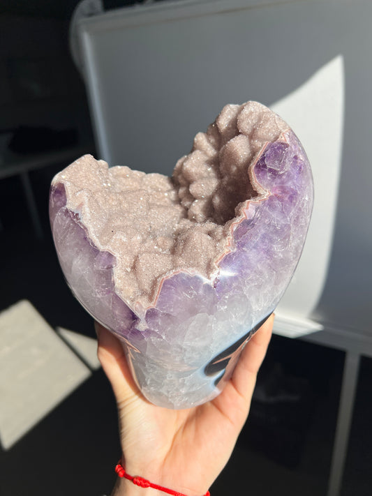 Big pink amethyst piece
