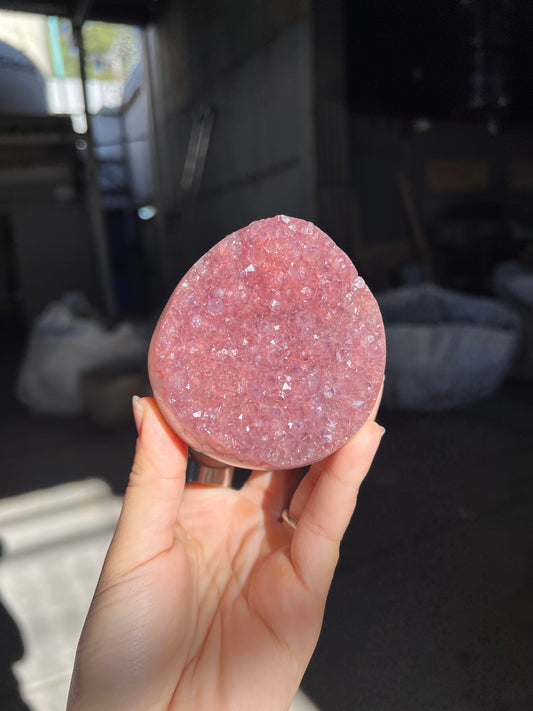 Red amethyst cut base