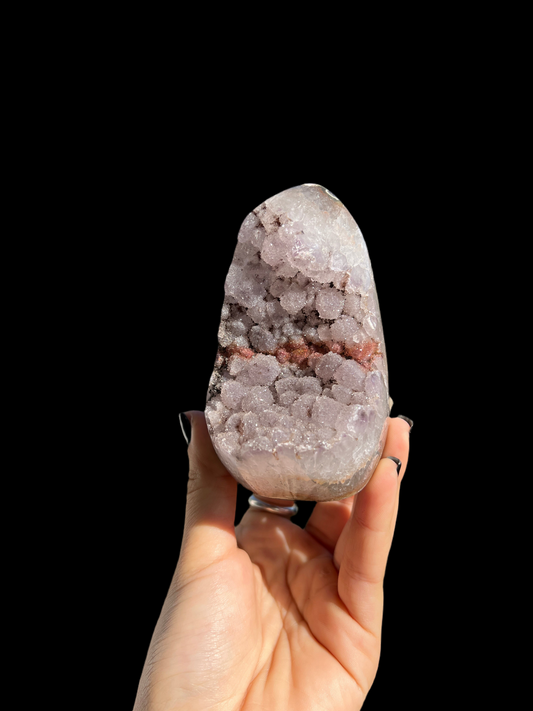 Lavender rainbow cut base
