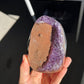 Amethyst rainbow cut base