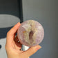 Lime sugar quartz sphere