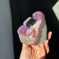Red amethyst calcite formation
