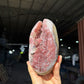 Red quartz rainbow piece