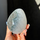 Green quartz egg