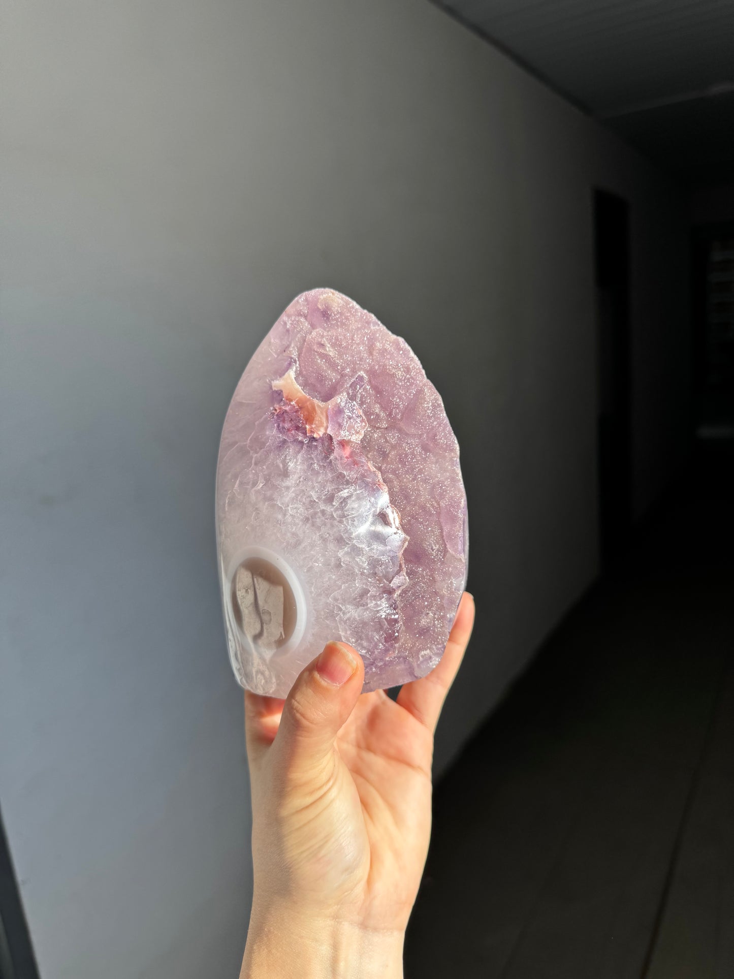 Big stalactite eye sugar amethyst
