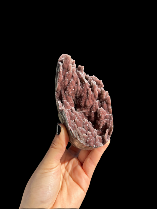 Red stalactite cut base